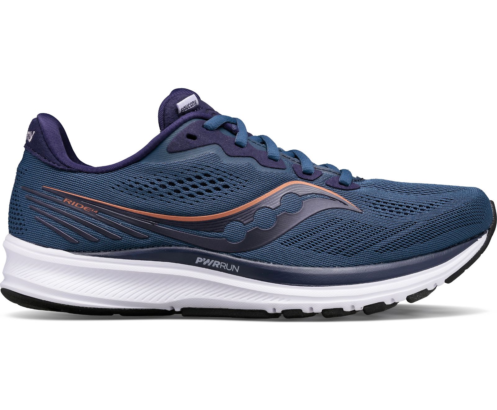 Saucony Ride 14 Women\'s Running Shoes Navy | Canada 193AHKP